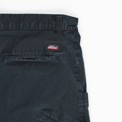 Dickies Black Cotton Work Shorts 36 in Waist 9 in Inseam Size Large