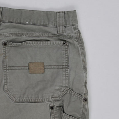 Columbia Grey Cargo Shorts for Men Size 32 Cotton 9 Inch Inseam