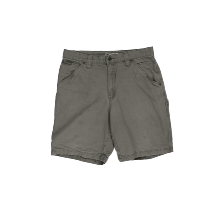 Columbia Grey Cargo Shorts for Men Size 32 Cotton 9 Inch Inseam