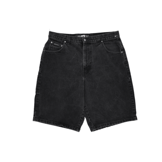 Beverly Hills Polo Club Black Denim Shorts 34 Inch Cotton Vintage
