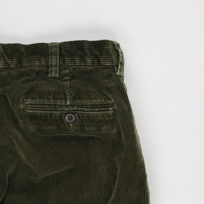 Polo Ralph Lauren Olive Corduroy Trousers 36R 31 Inseam 98 Cotton 2 Elastane