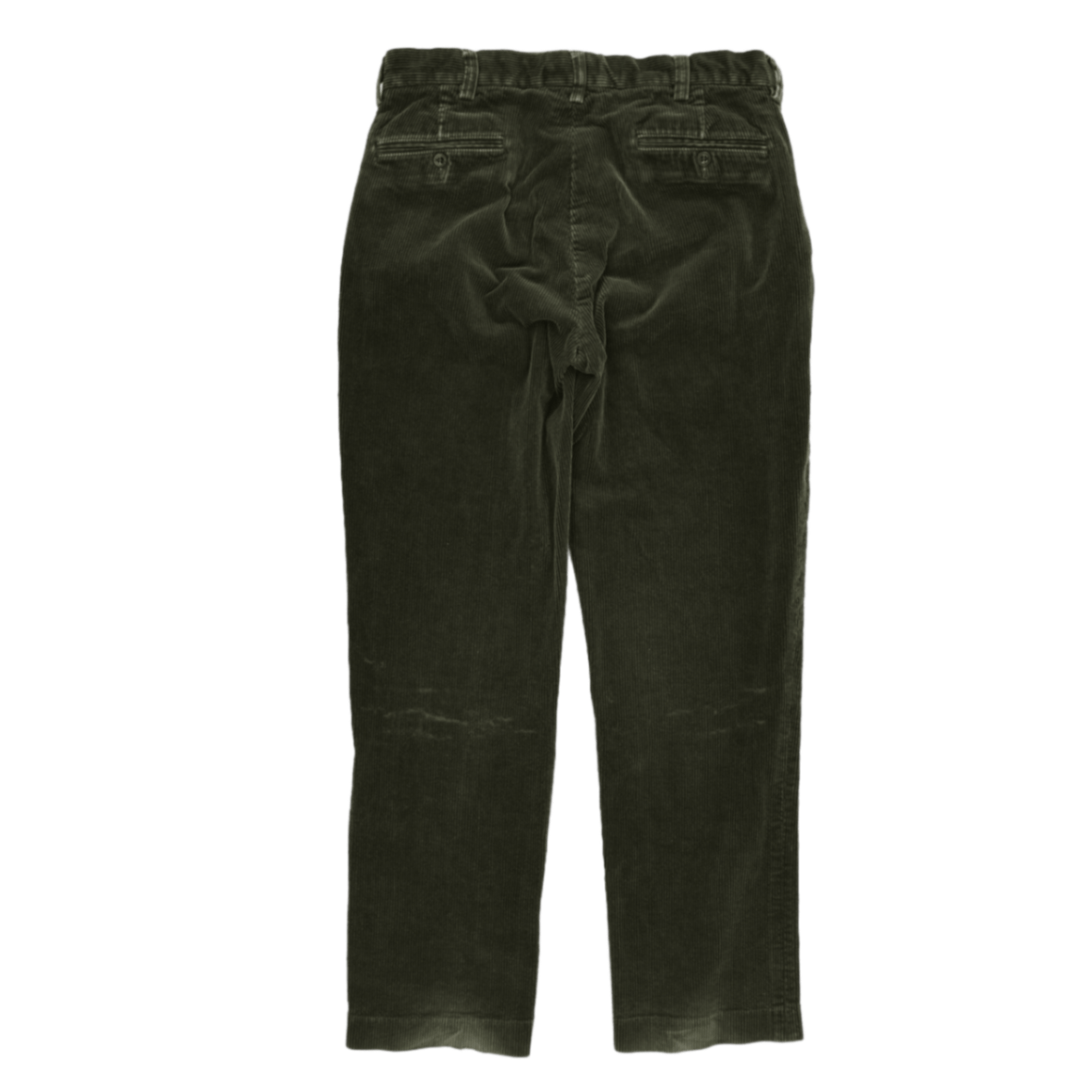Polo Ralph Lauren Olive Corduroy Trousers 36R 31 Inseam 98 Cotton 2 Elastane