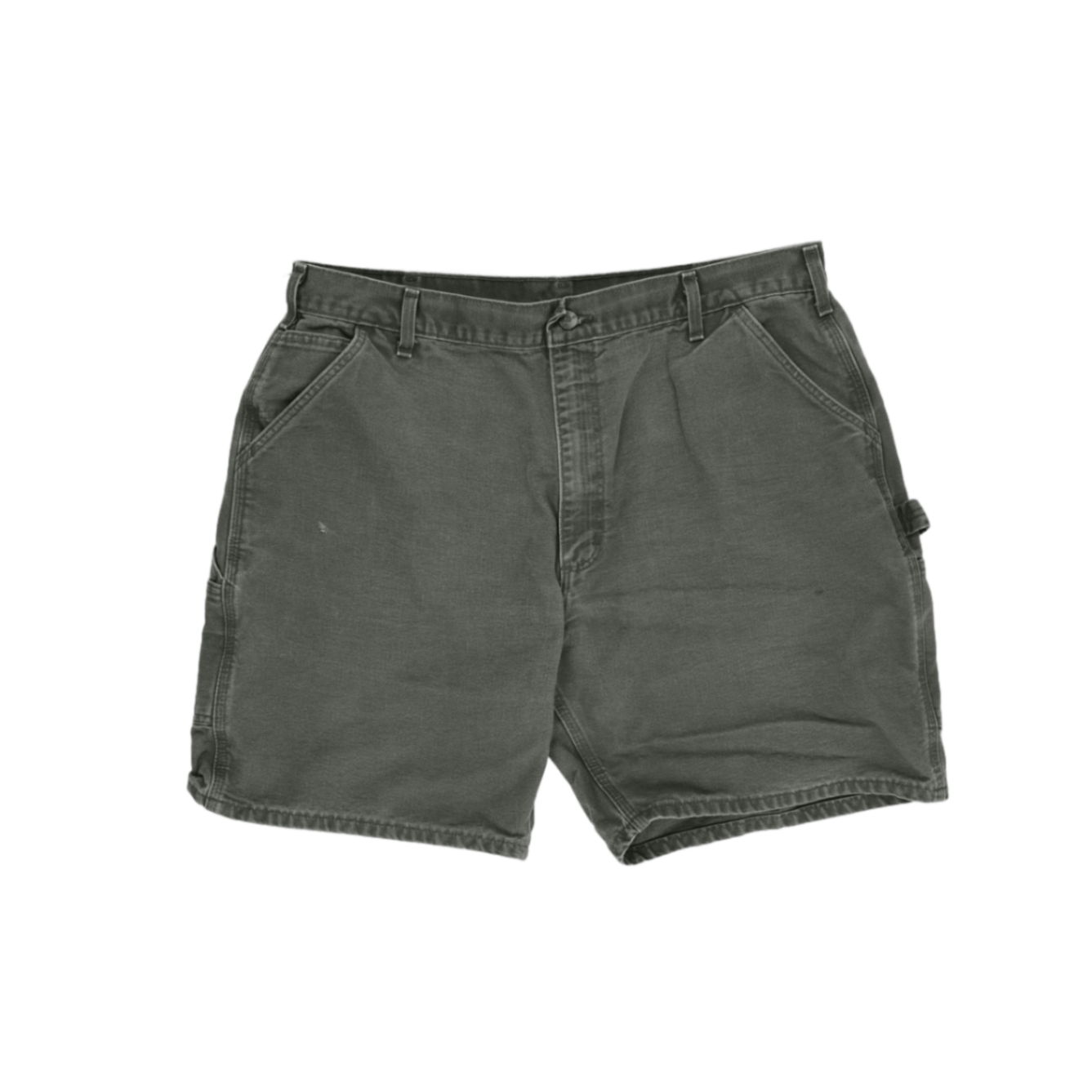 Carhartt Olive Green Vintage Work Shorts 40 Inseam 9in 100 Cotton