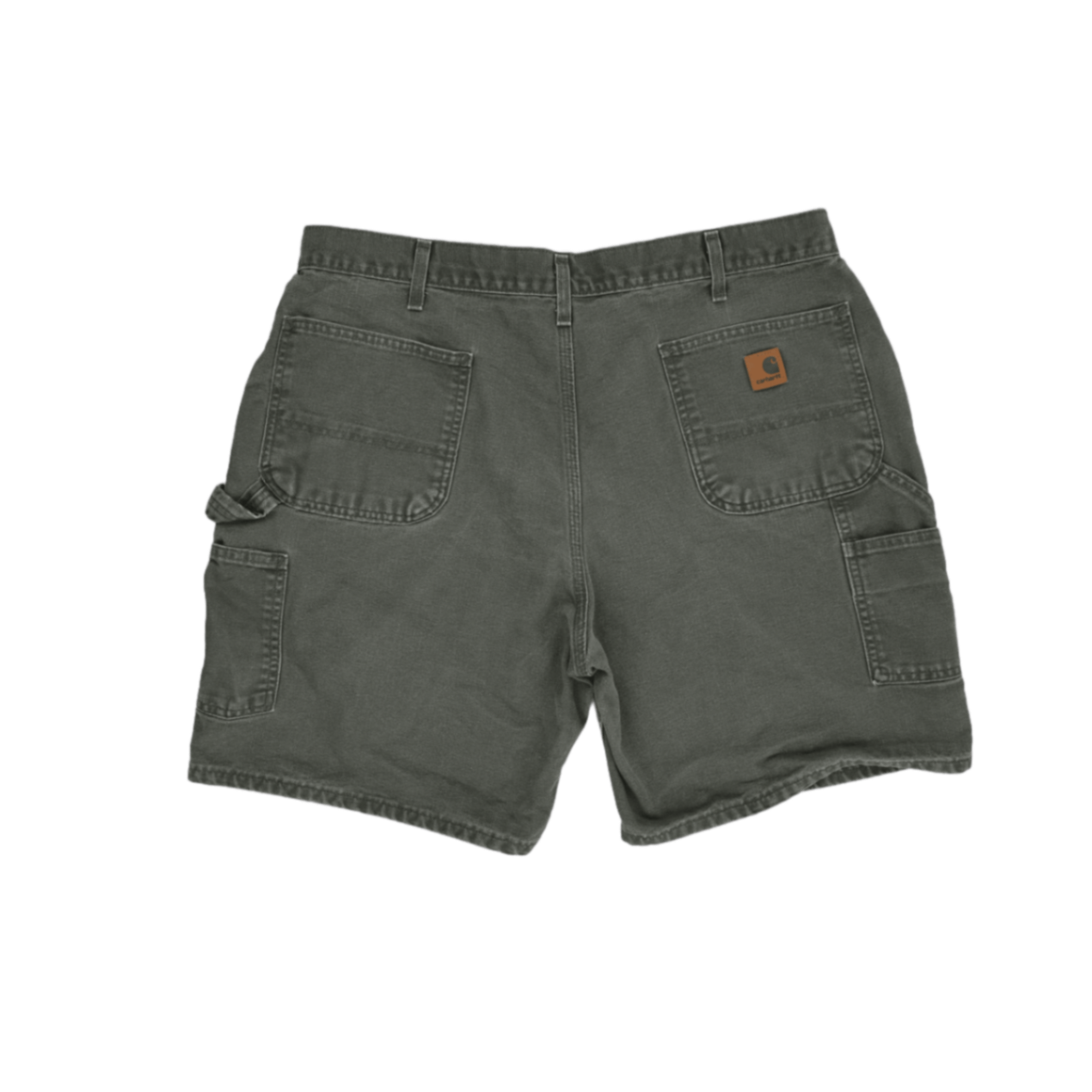 Carhartt Olive Green Vintage Work Shorts 40 Inseam 9in 100 Cotton