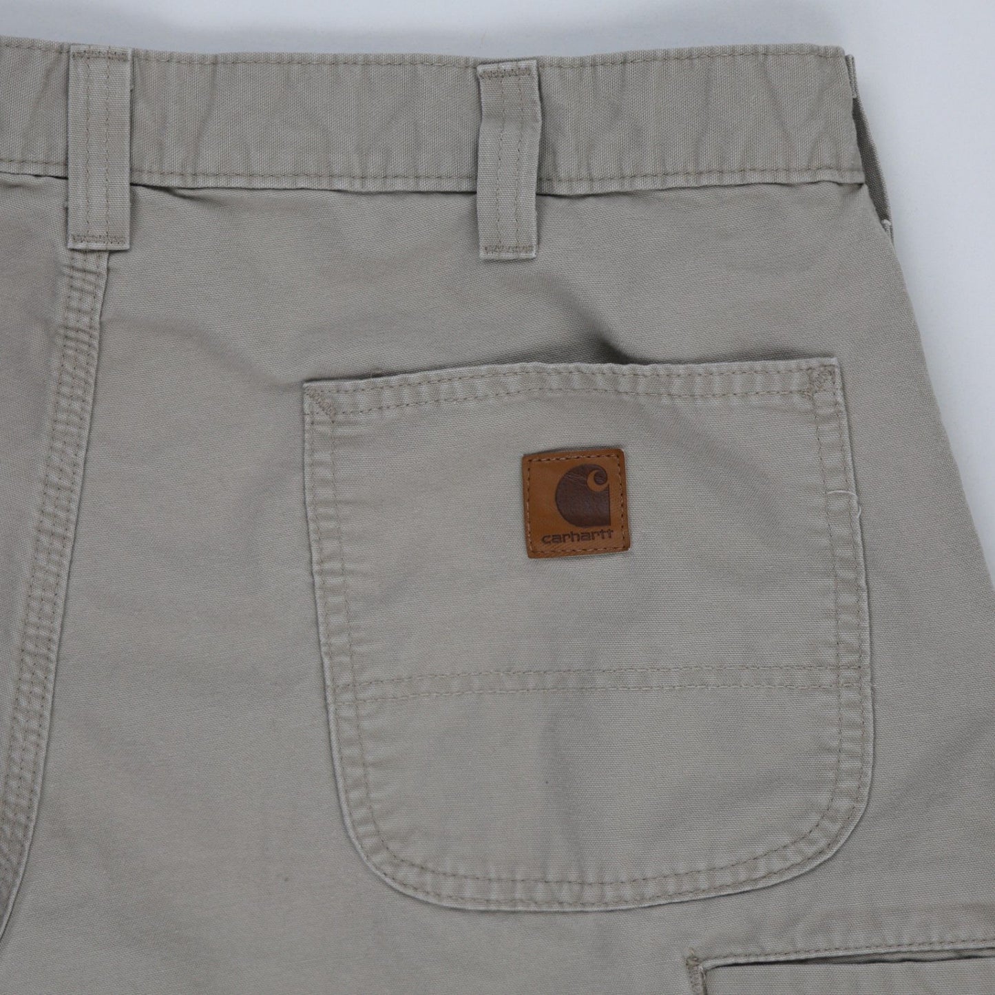 Carhartt Original Fit Tan Cotton Work Shorts 38 Inch Inseam 100 Percent Cotton Men Size 38