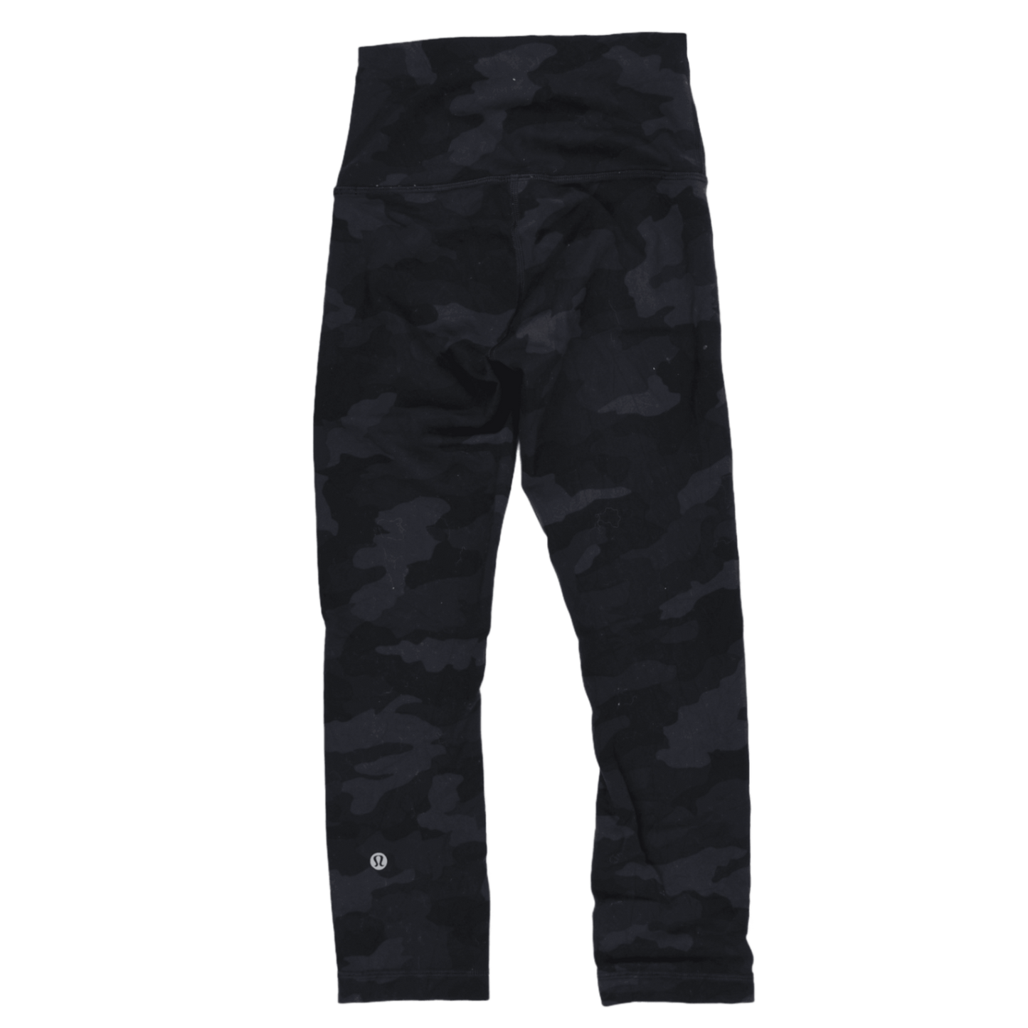 Lululemon High Rise Camo Leggings Black Camo Size 4 Nylon Blend