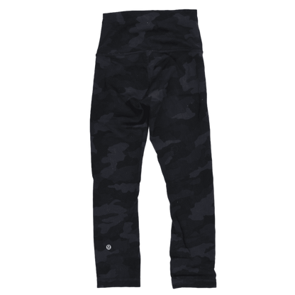 Lululemon High Rise Camo Leggings Black Camo Size 4 Nylon Blend