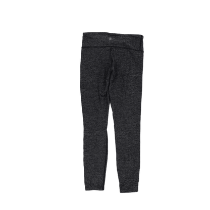 Lululemon High Waisted Full Length Leggings Charcoal Grey XS Stretch Blend