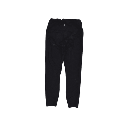 Lululemon High Rise Sculpted Black Leggings Women's Size Small 68cm Inseam Nylon Blend Activewear