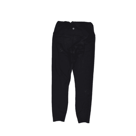 Lululemon High Rise Sculpted Black Leggings Women's Size Small 68cm Inseam Nylon Blend Activewear