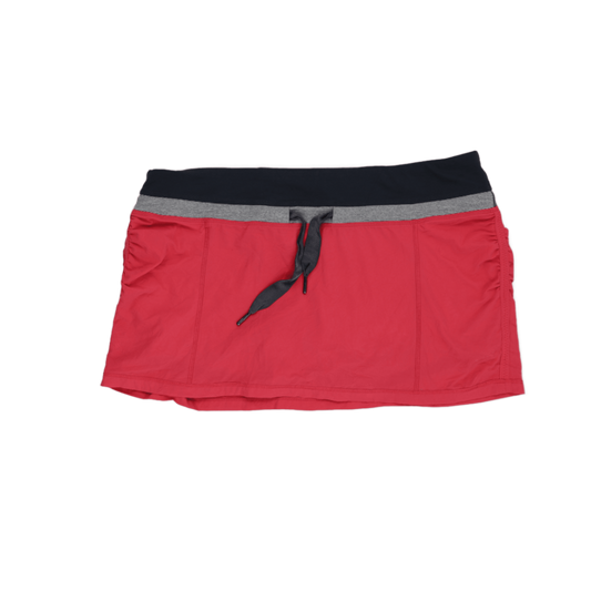 Lululemon Red Athletic Skirt Women's Size S Polyester Blend