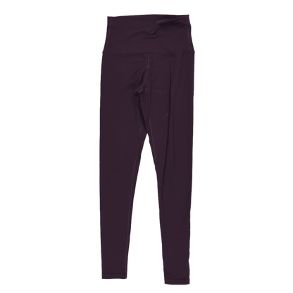 Lululemon High-Waisted Purple Leggings Women's Size S Stretch Polyester Blend