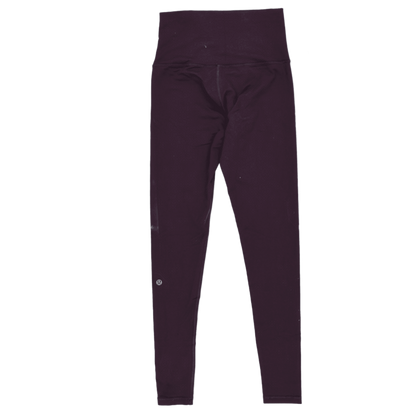 Lululemon High-Waisted Purple Leggings Women's Size S Stretch Polyester Blend