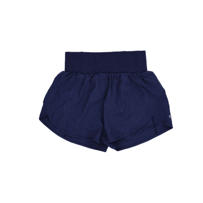 Champion Women's Athletic Shorts Navy Blue Size S Polyester Spandex