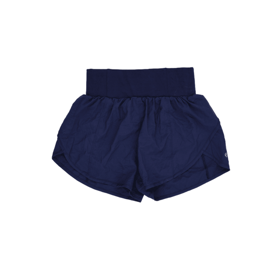 Champion Women's Athletic Shorts Navy Blue Size S Polyester Spandex