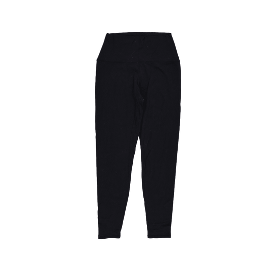 Lululemon High-Rise Black Leggings Size 8 Nulu Fabric 26 Inch Inseam Womens Activewear