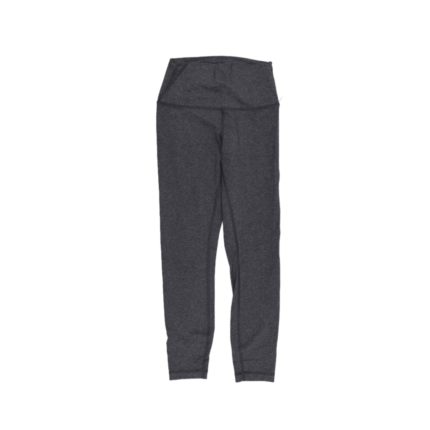 Lululemon Grey High Rise Yoga Leggings Size 6 Small Nylon Elastane Blend Activewear