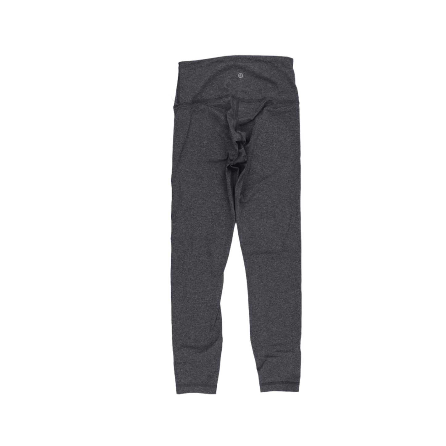 Lululemon Grey High Rise Yoga Leggings Size 6 Small Nylon Elastane Blend Activewear