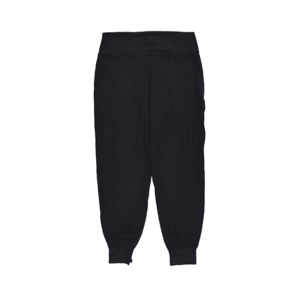 Lululemon Black Cotton Jogger Pants Size 10 Women's Athletic Wear