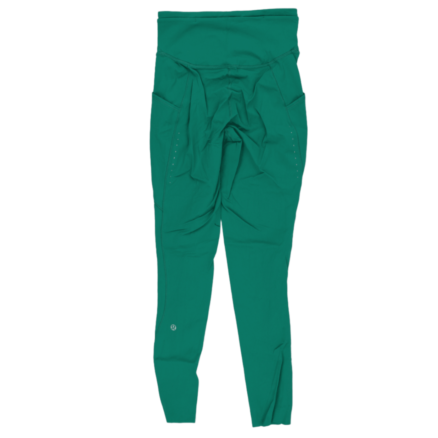 Lululemon High-Rise Green Yoga Leggings Women's Size 8 27 Inseam Lululemon Signature Stretch Fabric Athleisure
