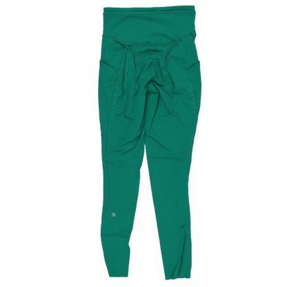 Lululemon High-Rise Green Yoga Leggings Women's Size 8 27 Inseam Lululemon Signature Stretch Fabric Athleisure