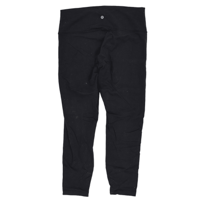 Lululemon Black High-Rise Athletic Leggings Women's Size Small Technical Stretch Fabric