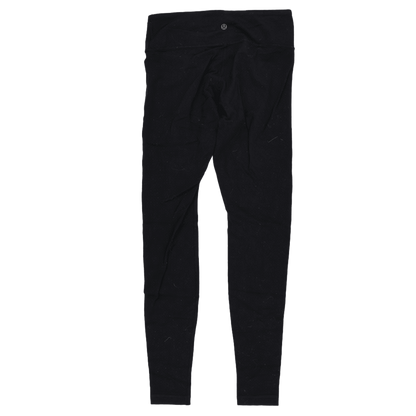 Lululemon Black Leggings Size 8 Cotton Blend 28 Inch Inseam Womens