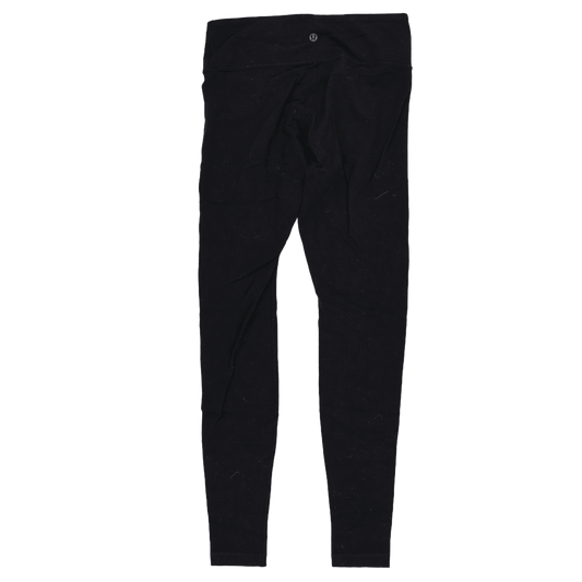 Lululemon Black Leggings Size 8 Cotton Blend 28 Inch Inseam Womens