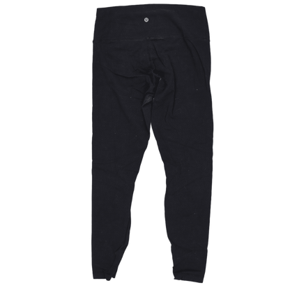 Lululemon High-Rise Black Full-Length Leggings Size S Stretch Blend Activewear
