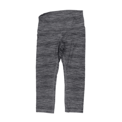 Lululemon Align High-Rise Crop Leggings Grey Marl Size 10 Nulu Fabric 21 Inch Inseam