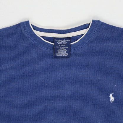 Polo Ralph Lauren Blue Crewneck Sweatshirt XL 100% Cotton Vintage