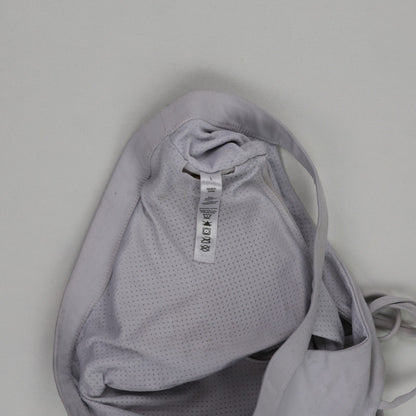 Lululemon Light Lavender Criss Cross Back Sports Bra Women's Large 86% Nylon 14% Elastane Scoop Neck Activewear
