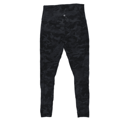 Lululemon Women's High-Rise Camo Leggings Black Camo Size S Performance Fabric