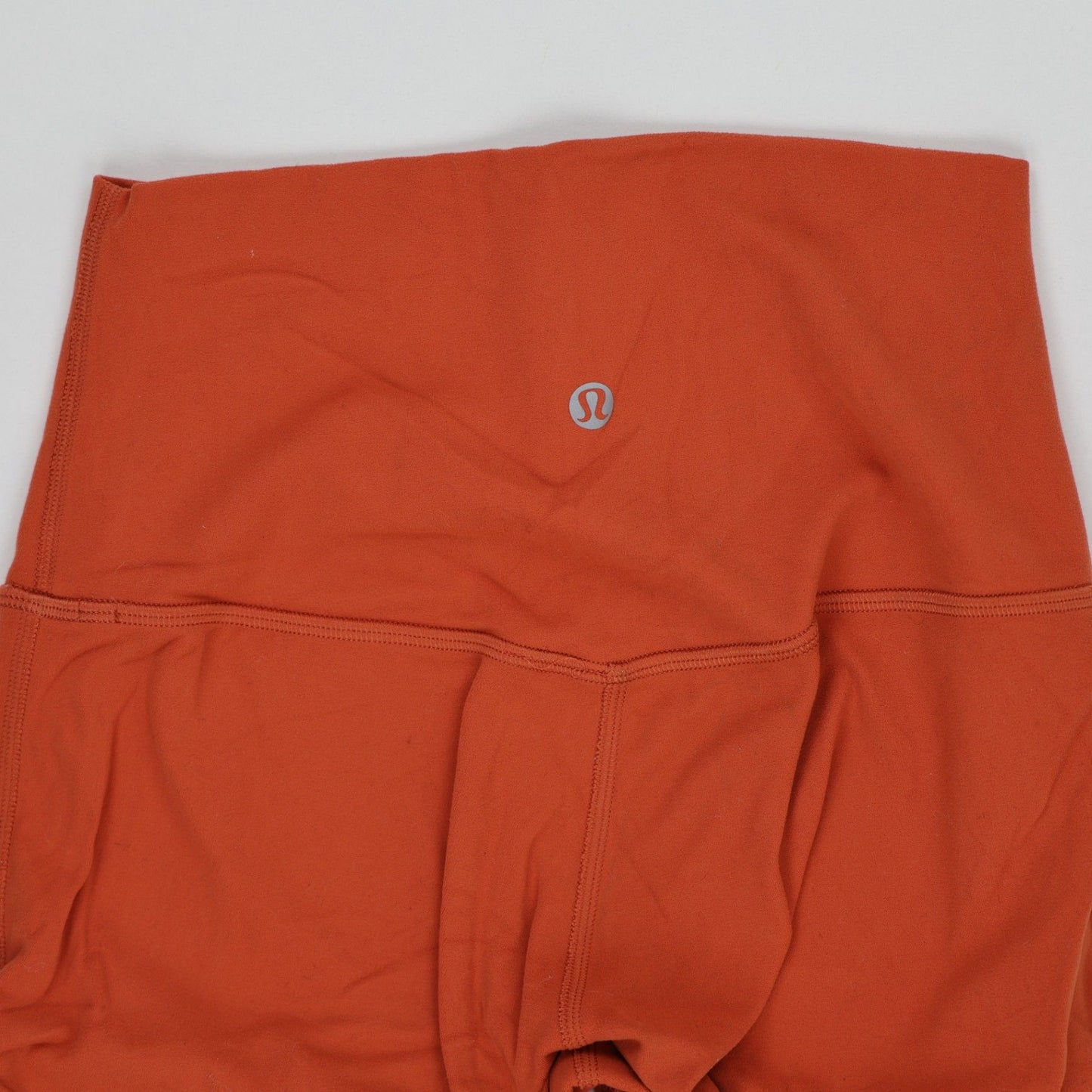 Lululemon High Rise Leggings Rust Orange Women's Size S Polyester Blend 70 cm Inseam
