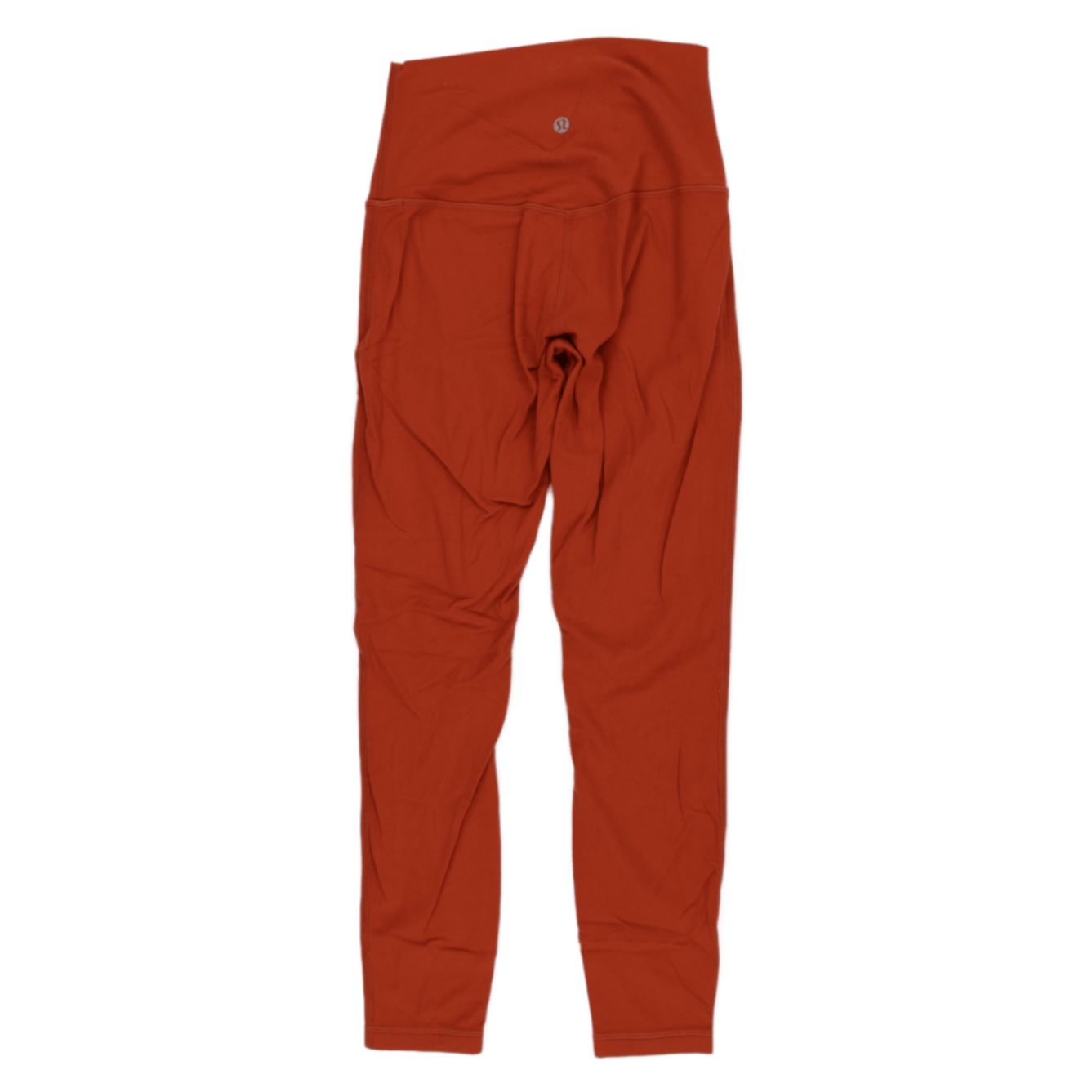 Lululemon High Rise Leggings Rust Orange Women's Size S Polyester Blend 70 cm Inseam