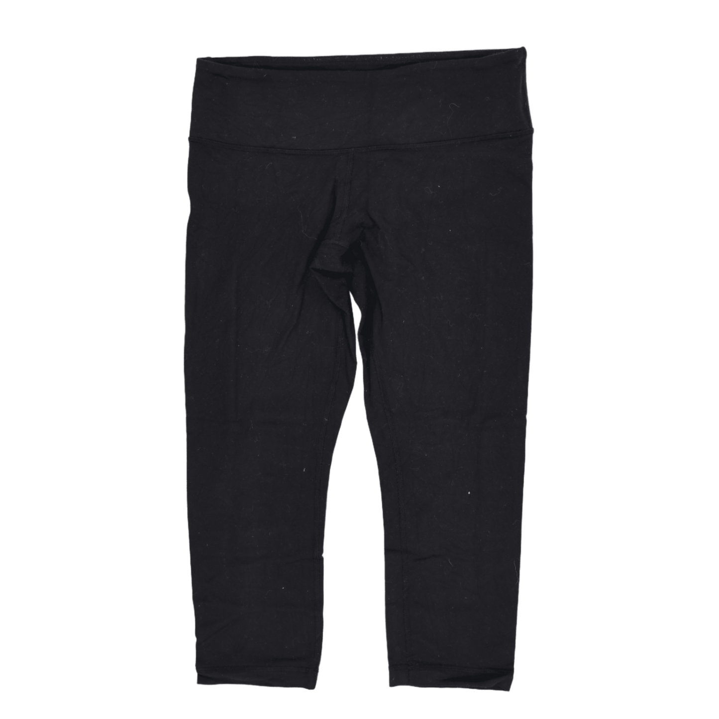 Lululemon Black High-Rise Cropped Leggings Women's Size S Stretch Fabric