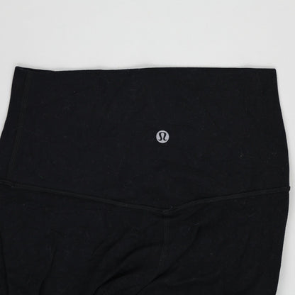Lululemon High Waisted Black Full Length Leggings for Women Size Medium Stretch Blend