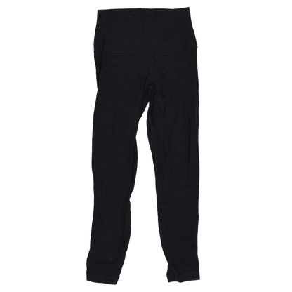 Lululemon High Waisted Black Full Length Leggings for Women Size Medium Stretch Blend