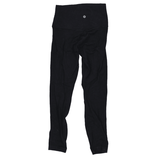 Lululemon High Waisted Black Full Length Leggings for Women Size Medium Stretch Blend