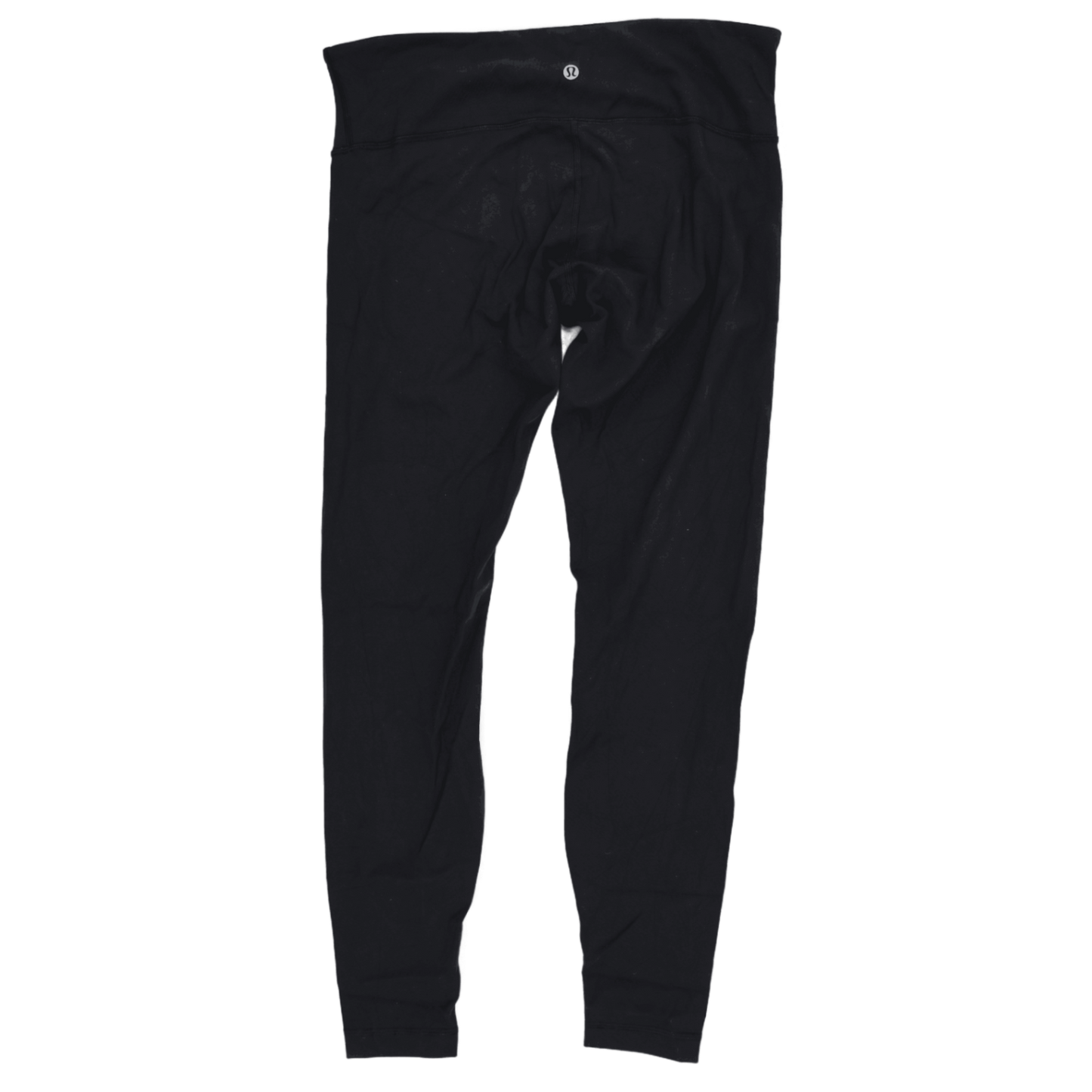 Lululemon High-Waist Black Full-Length Leggings Size S 34 cm Waist 70 cm Inseam Synthetic Blend Activewear