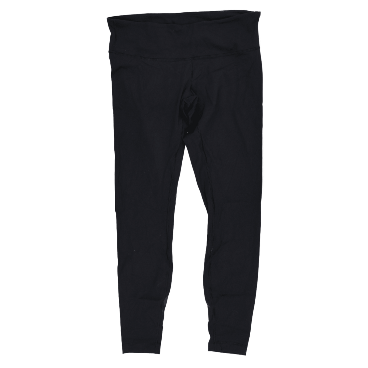 Lululemon High-Waist Black Full-Length Leggings Size S 34 cm Waist 70 cm Inseam Synthetic Blend Activewear