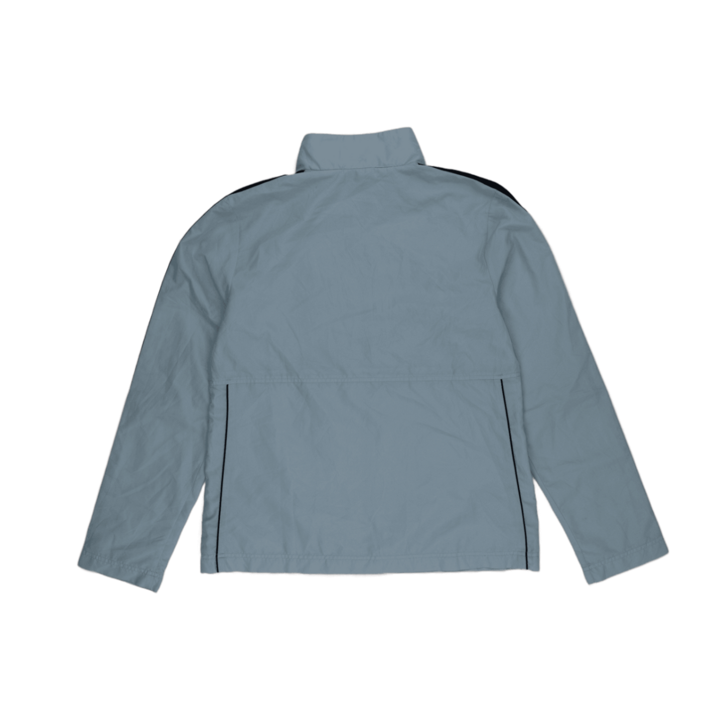 Nike Steel Blue Vintage Track Top Jacket Men Medium Polyester High Neck