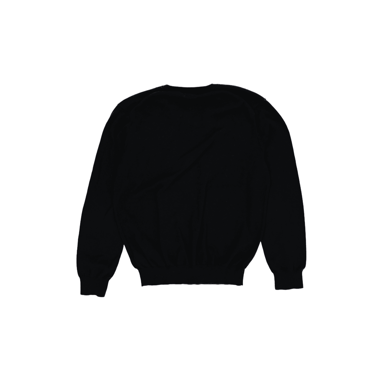 Ralph Lauren V-Neck Pullover Knitwear Black Men's Size M Pima Cotton