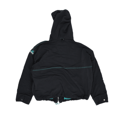 Adidas Equipment NSW Volleyball Hooded Jacket Black Large 60% Cotton 40% Polyester Vintage