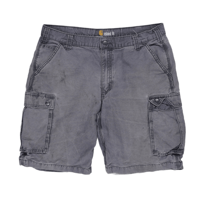 Carhartt Relaxed Fit Grey Cargo Shorts 34 Inch Waist 10 Inch Inseam Cotton