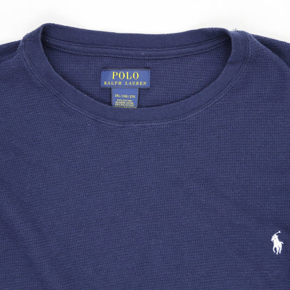Ralph Lauren Polo Navy Cotton Long Sleeve Sweatshirt 2XL Casual Crew Neck
