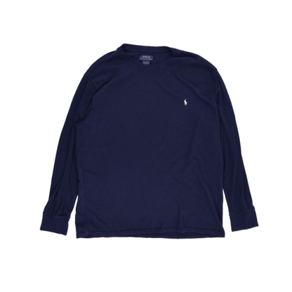 Ralph Lauren Polo Navy Cotton Long Sleeve Sweatshirt 2XL Casual Crew Neck