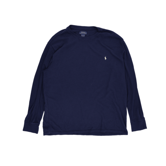 Ralph Lauren Polo Navy Cotton Long Sleeve Sweatshirt 2XL Casual Crew Neck
