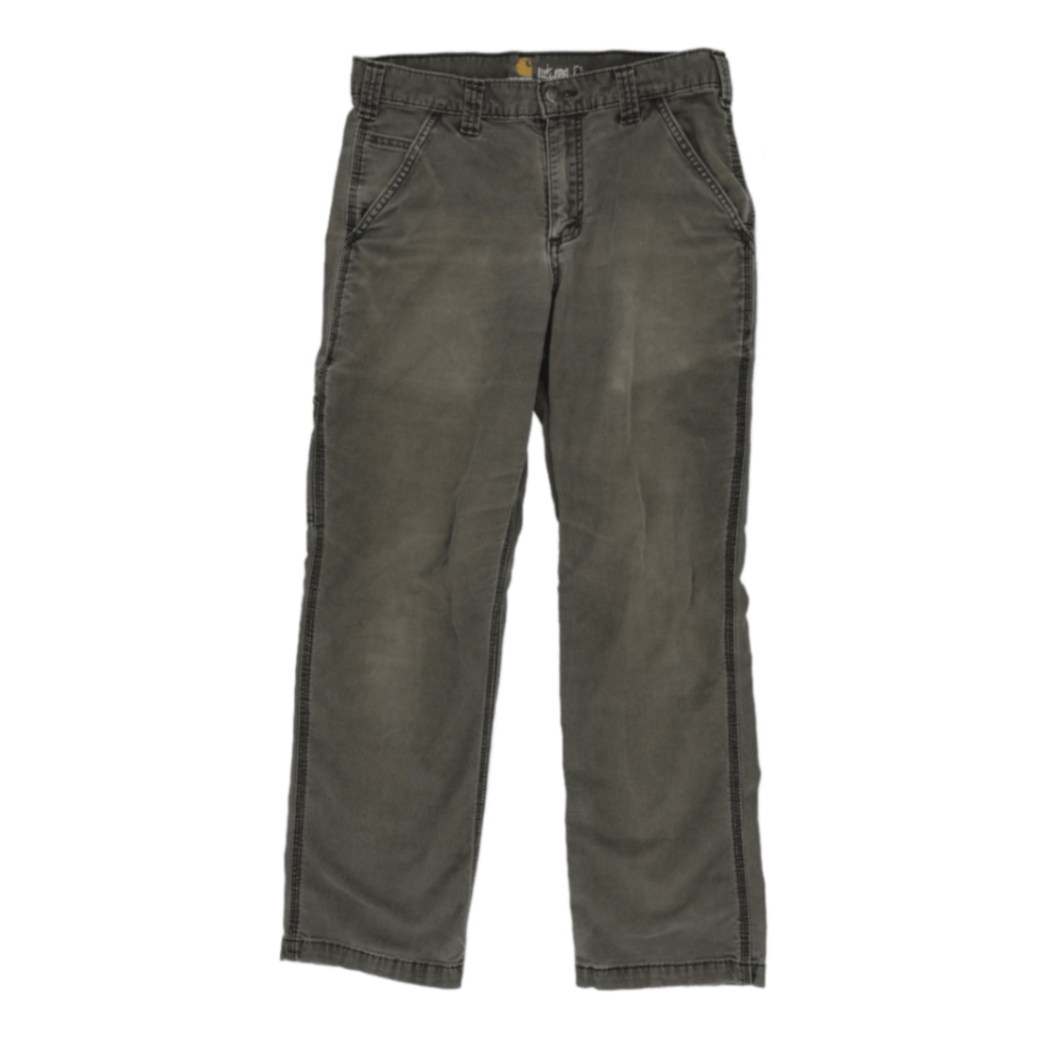 Carhartt Relaxed Fit Utility Trousers Washed Grey 30x30 Cotton Mens