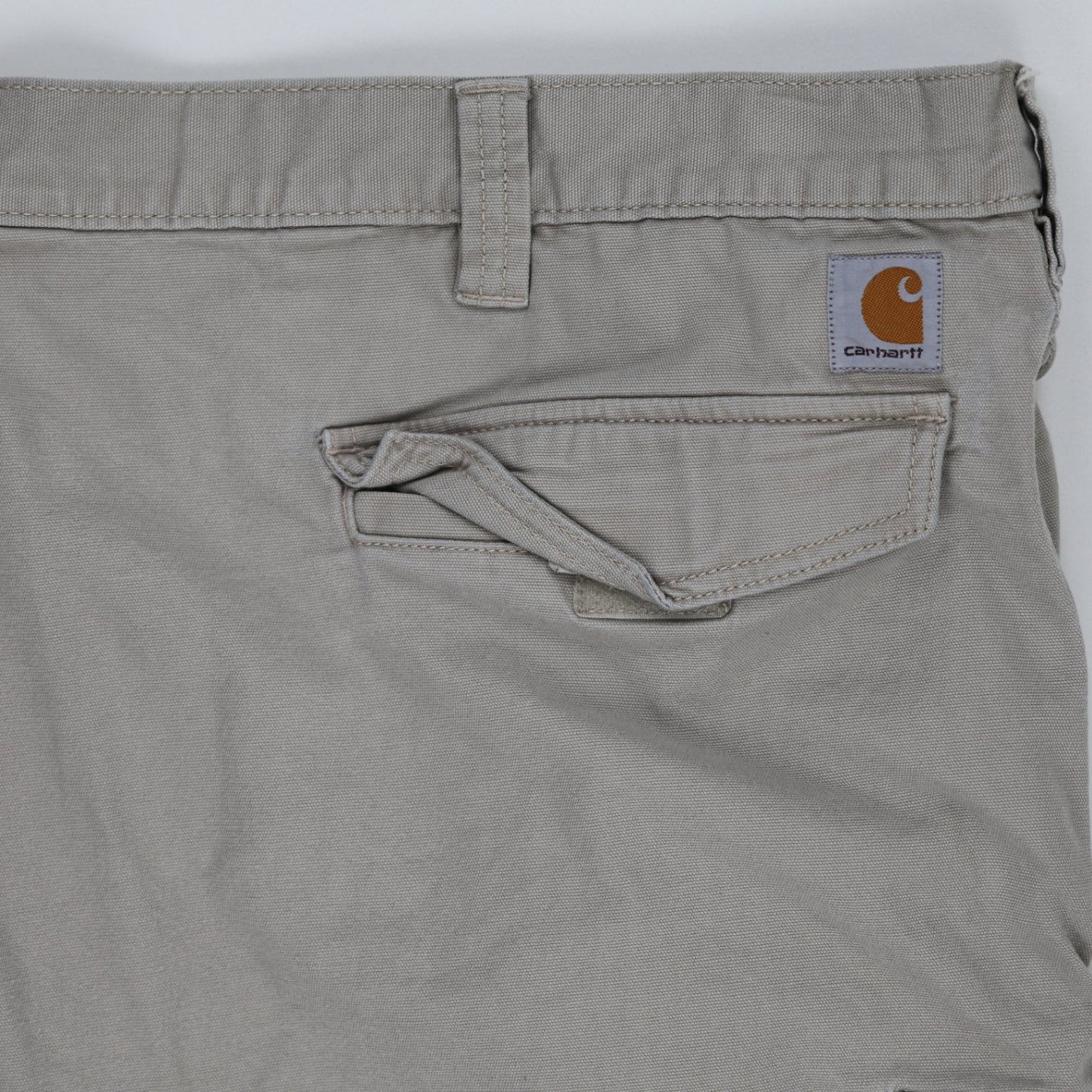 Carhartt Relaxed Fit Grey Cargo Shorts Size 36 Cotton for Men